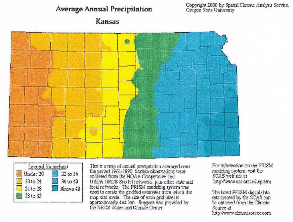 Kansas Annual Precipitation