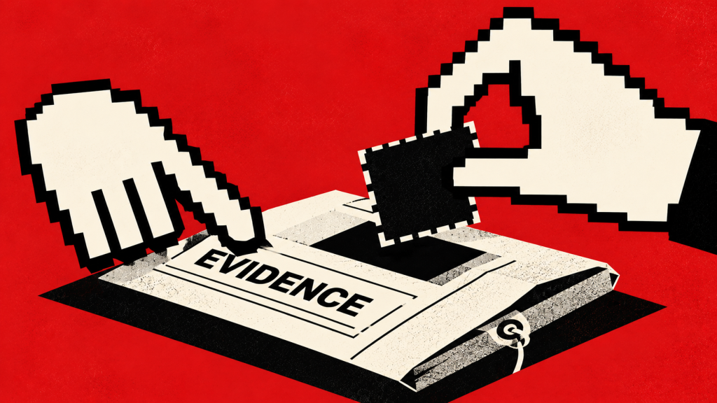 Artificial intelligence manipulating evidence